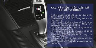 Các ký hiệu trên xe số tự động